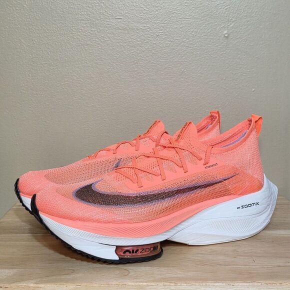 Nike Air Zoom Alphafly Next% Bright Mango CI9925- 800 Running Shoes Men\'s 14